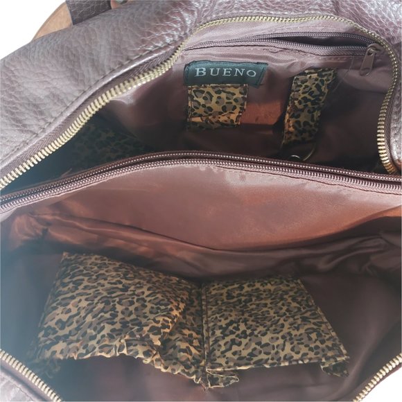 BUENO - Shoulder Leather Purse 30$ - Like New - Picture 8 of 9